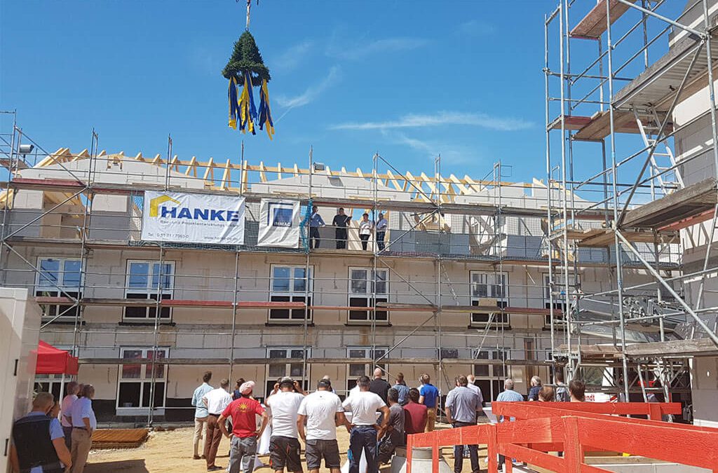 Lengede Neubau Alten und Pflegeheim Brucknerstraße Richtfest 2